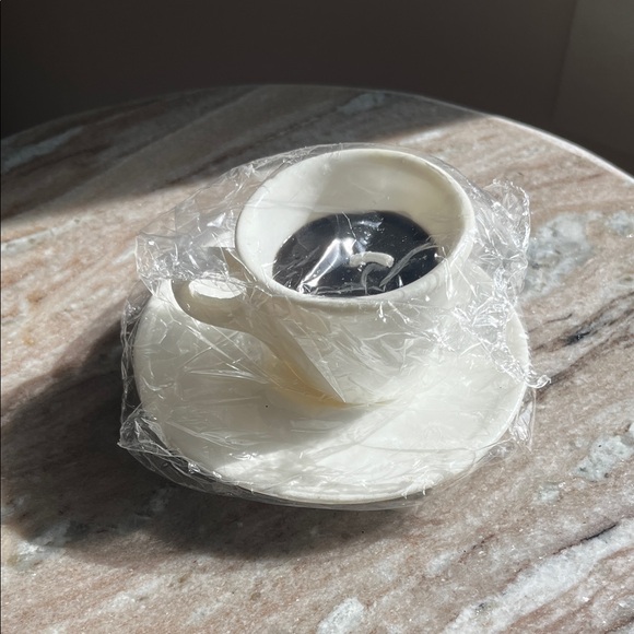 Espresso Candle with Teacup and Saucer Set - Picture 1 of 7